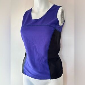 MEC vintage small Purple and black athletic tank top great shape!